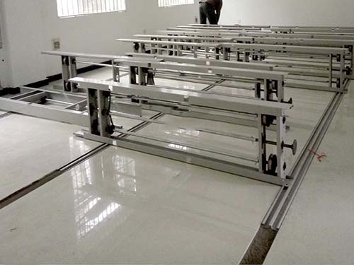 密集柜预埋轨道故障